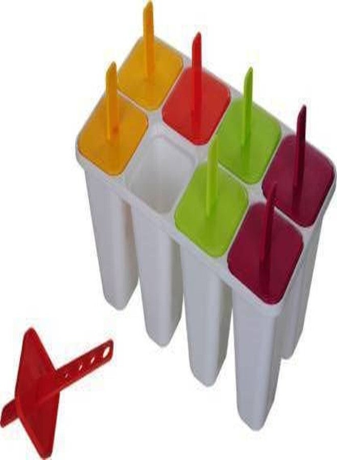 EAGEAN Plastic Ice Candy Maker Kulfi Maker Moulds Set, Ice Cream Maker Mould (Multicolour) - 2027 - Image 2